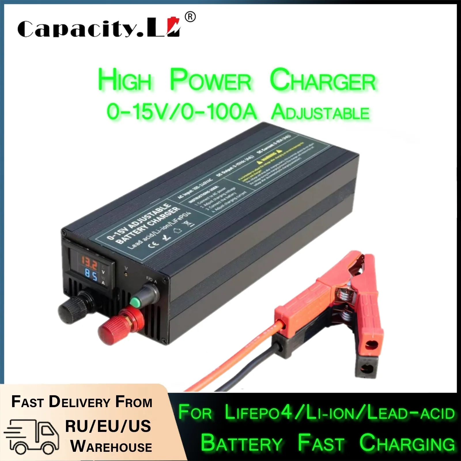 Bộ sạc pin có thể điều chỉnh d - đánh giá và giá 84V 20A Smart Charger