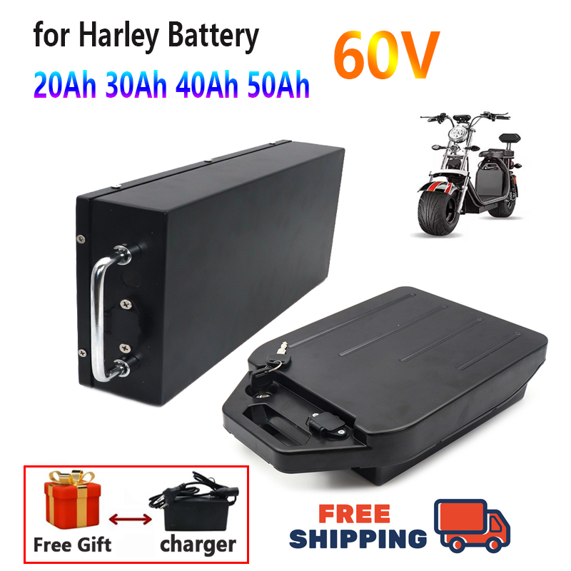 🏷 ✅ 🏷 ✅ 🏷 ✅ Xe máy điện Harley - đánh giá và giá 60V 50Ah Electric Scooter Battery