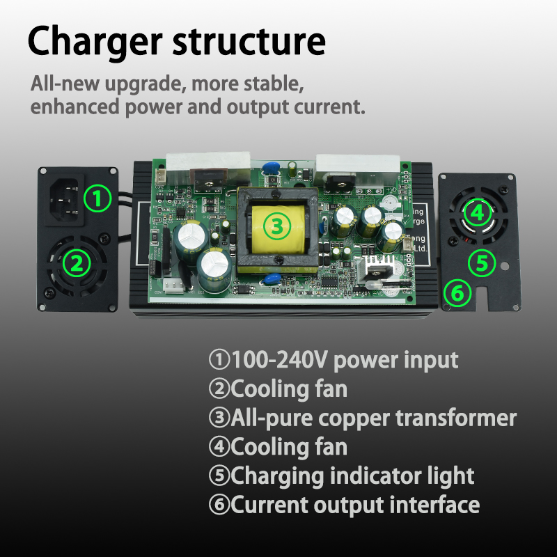 LiFepo4 Charger 3.65V 10A 7.3V - đánh giá và giá 84V 20A Smart Charger