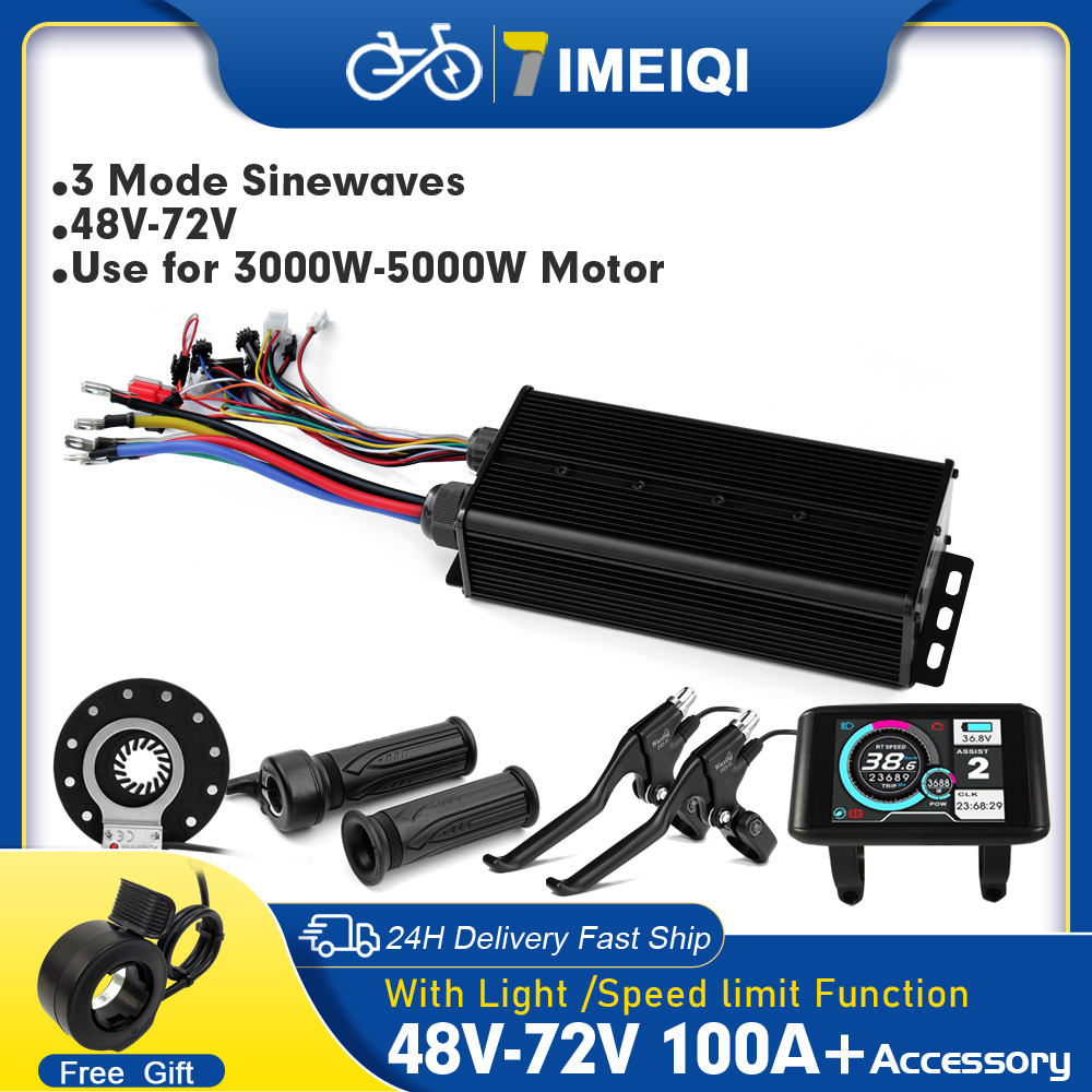 Ebike Sine Wave Controller 100 - đánh giá và giá 72V 100A Sabvoton Controller