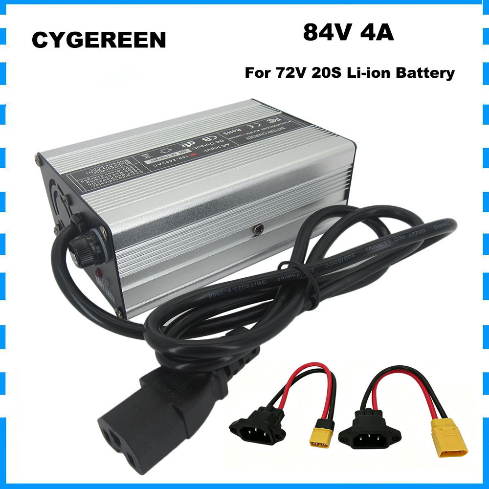 84V 4A Li-ion Fast Charger 20S - đánh giá và giá 84V 20A Smart Charger