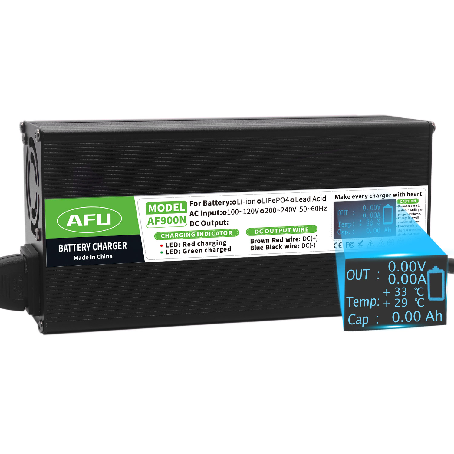29.2V 25A LiFePO4 Battery Char - đánh giá và giá 84V 20A Smart Charger